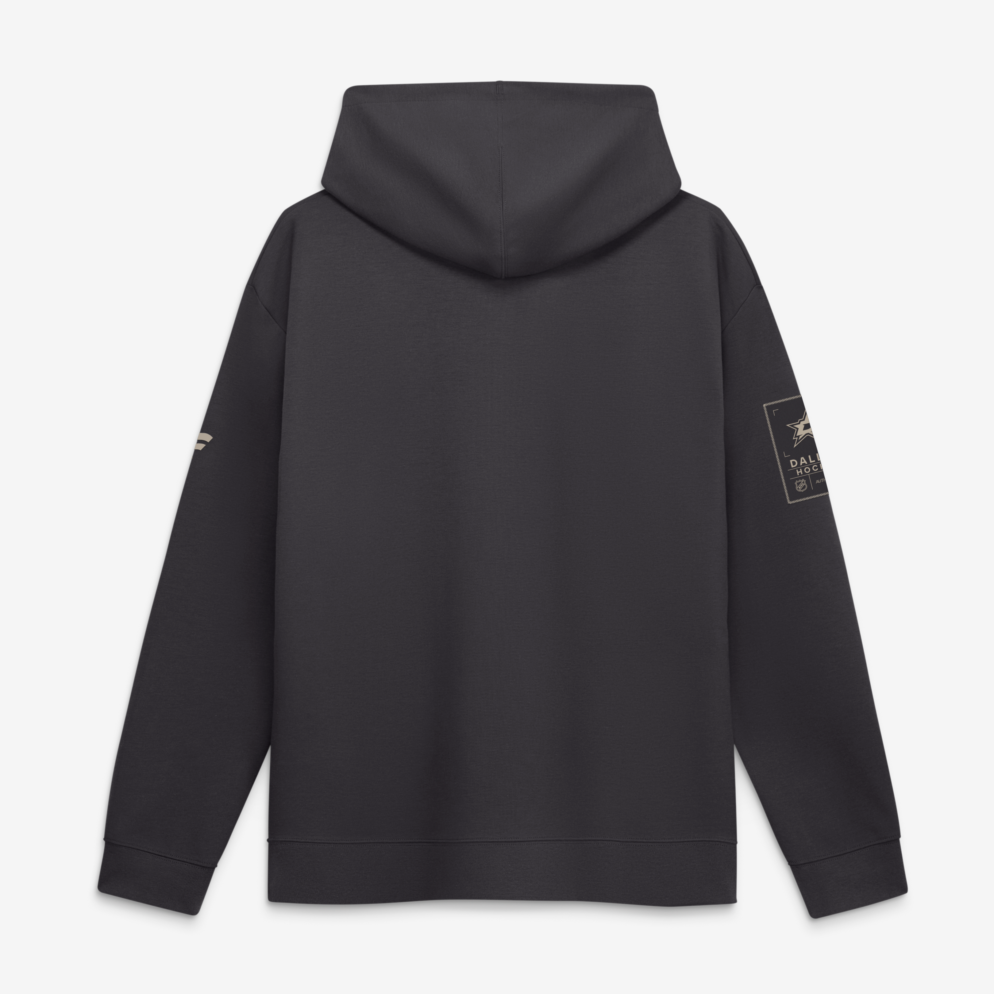 Sweat à capuche authentique Pro Road des Dallas Stars, couleur anthracite, pour homme (Fanatics).