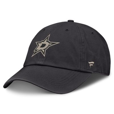 Men's Dallas Stars Fanatics Charcoal Road Phantom Washed Adjustable Hat