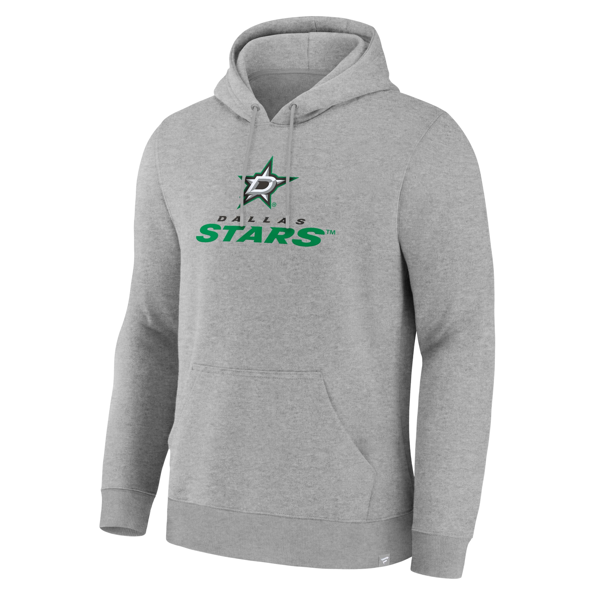 Sweat à capuche polaire domicile Dallas Stars gris chiné pour homme (Fanatics)