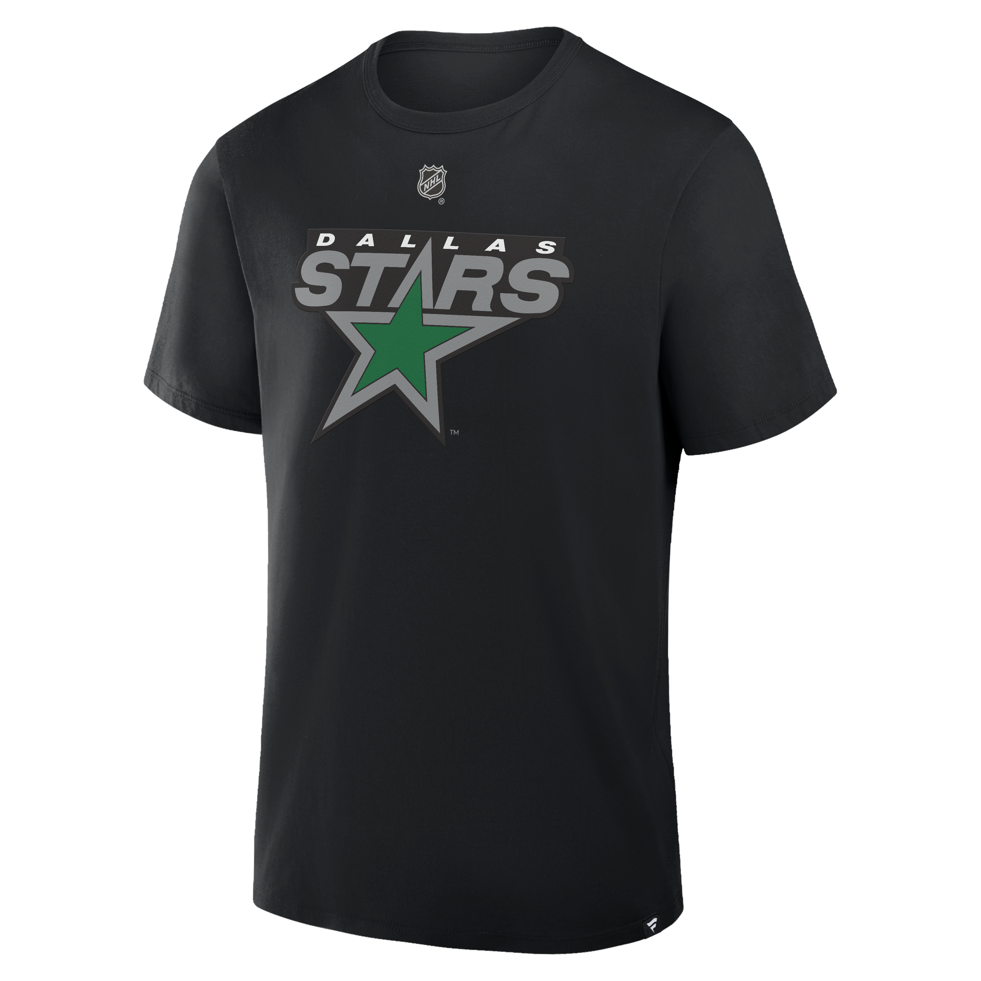 T-shirt authentique alternatif pour homme Fanatics Jason Robertson Dallas Stars, noir, avec nom et numéro superposés