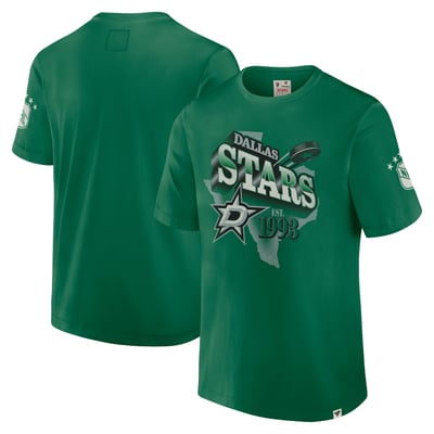 Men's Dallas Stars  Fanatics Kelly Green Decades Collection Made To Last T-Shirt