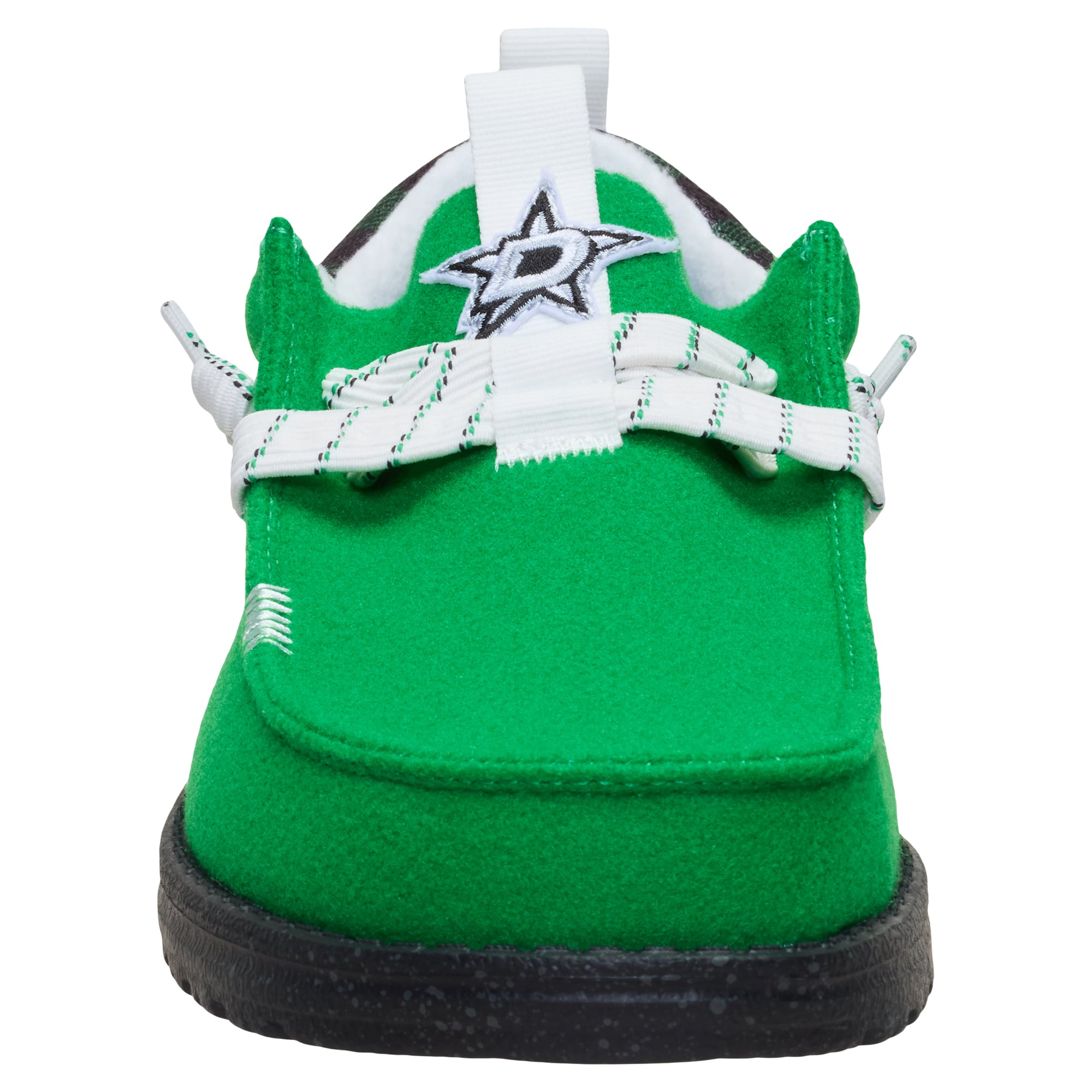 Chaussures décontractées à enfiler pour hommes Hey Dude Kelly Green Dallas Stars Wally Funk
