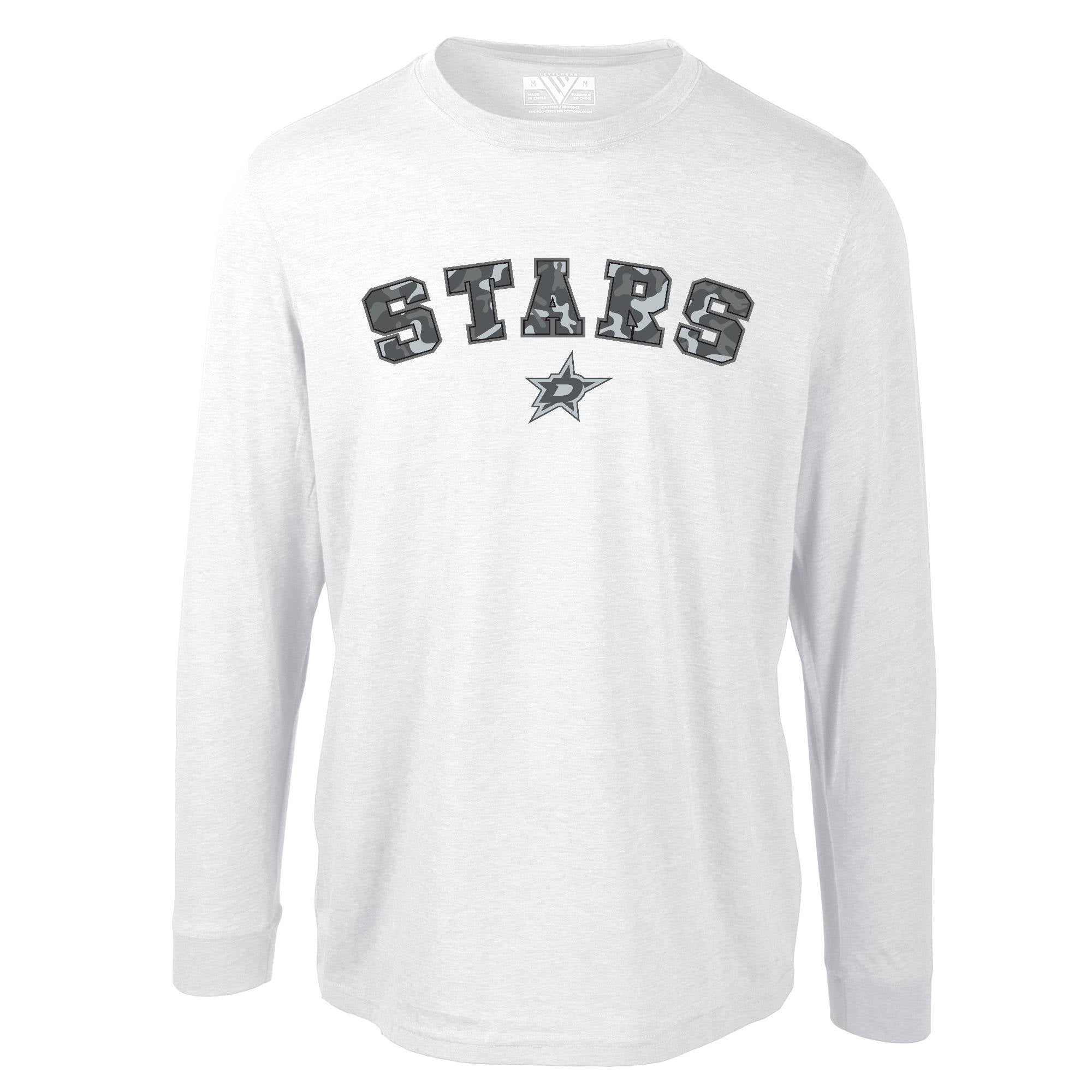 T-shirt à manches longues pour homme Levelwear Mikko Rantanen blanc Dallas Stars Oscar