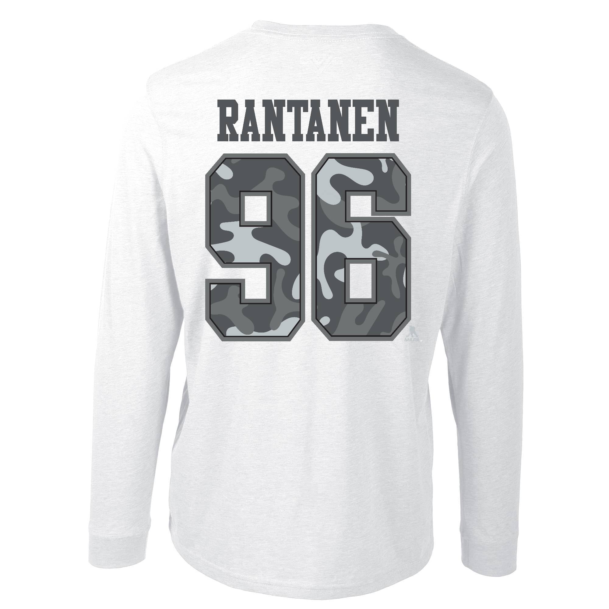 T-shirt à manches longues pour homme Levelwear Mikko Rantanen blanc Dallas Stars Oscar