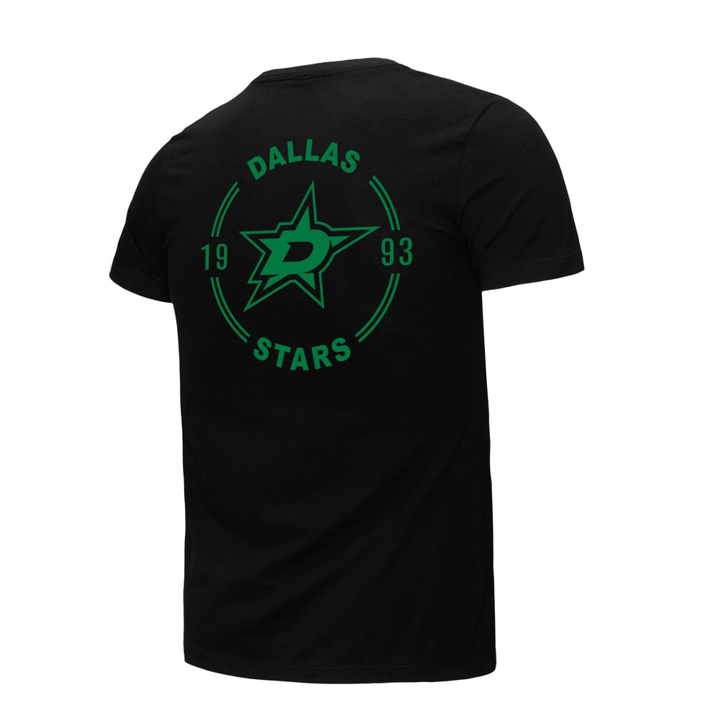 Men's Dallas Stars Mitchell & Ness Black Core Penalty Box 3.0 T-Shirt