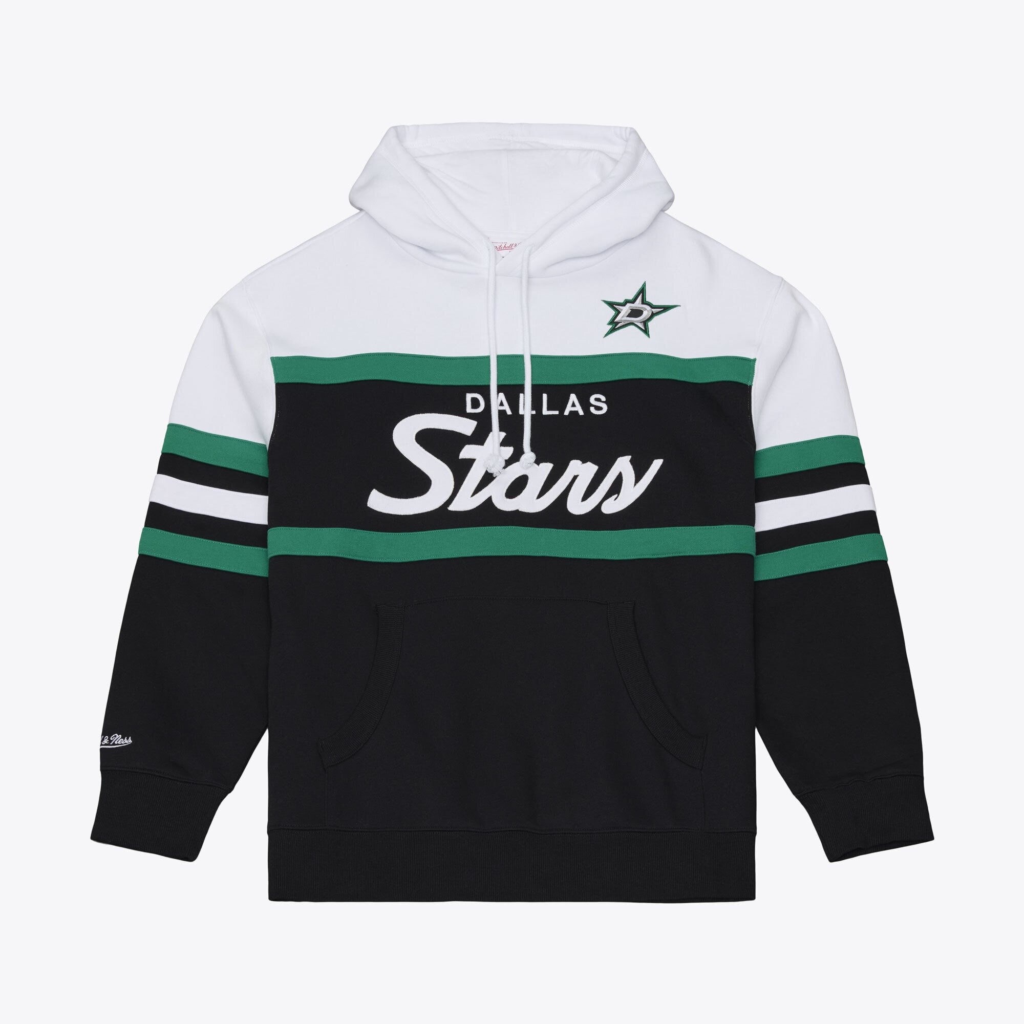 Men's Mitchell & Ness Black Dallas Stars Head Coach Hoodie