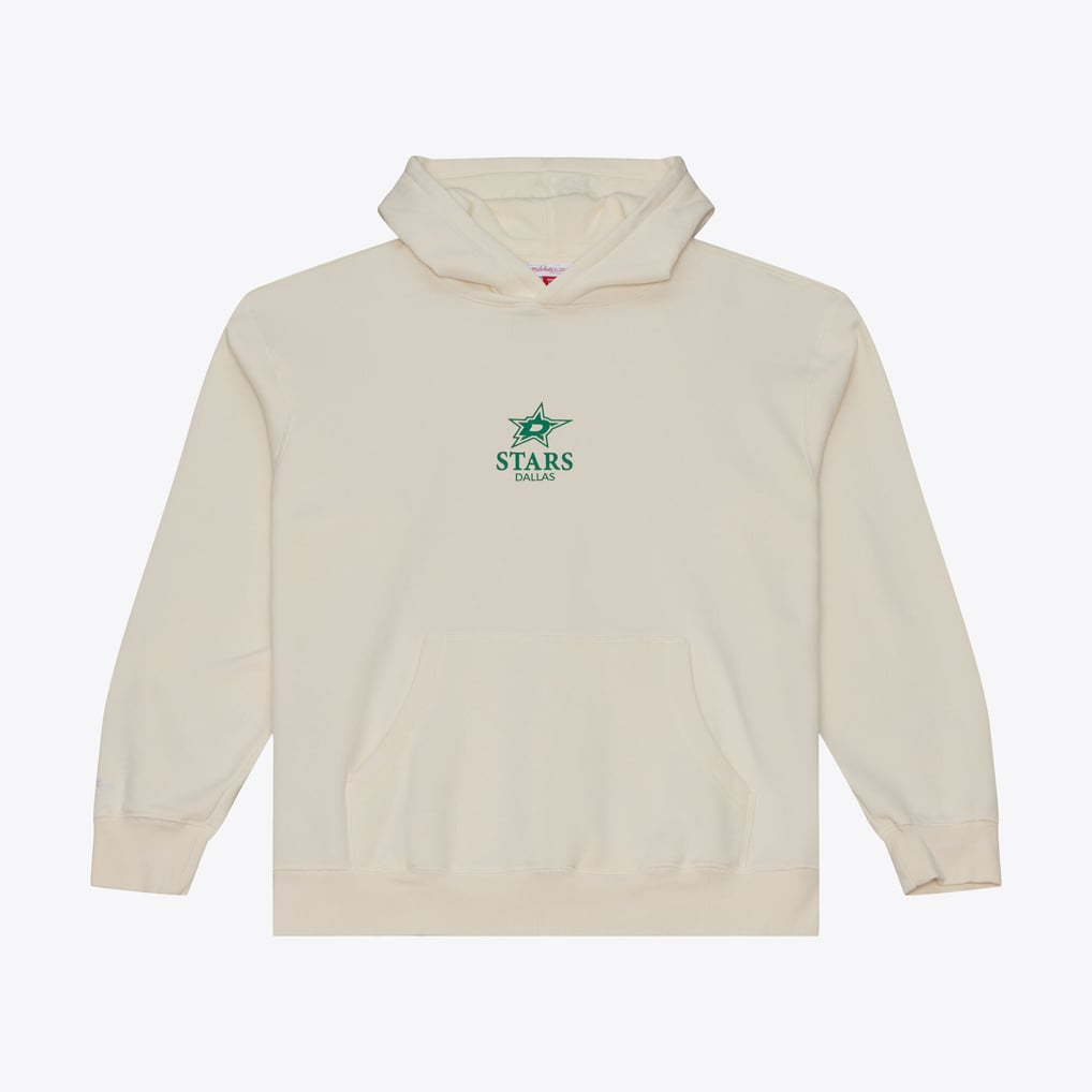 Men's Dallas Stars Mitchell & Ness Cream Core Essentials Hoodie

