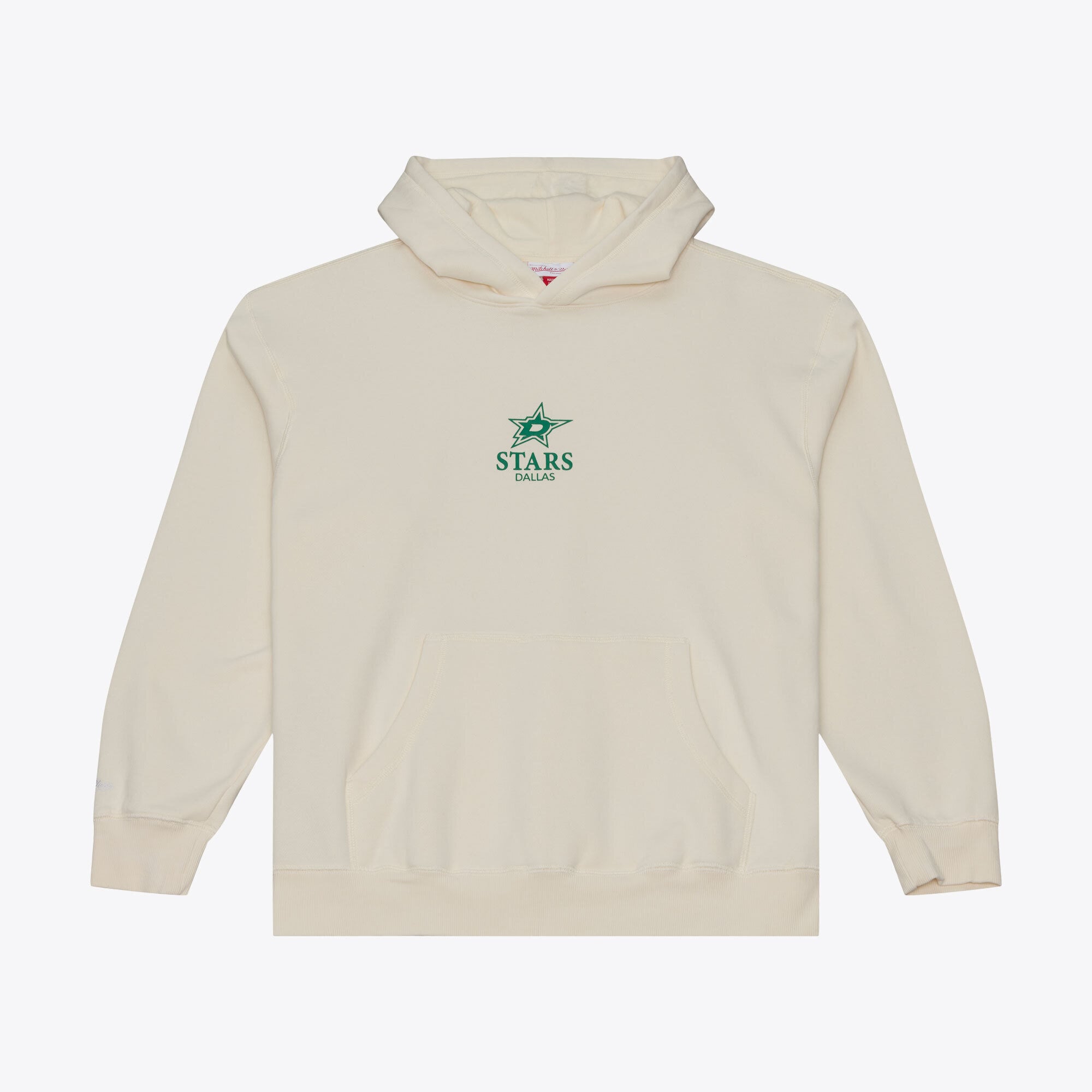 Men's Mitchell & Ness Cream Dallas Stars Core Essentials Hoodie