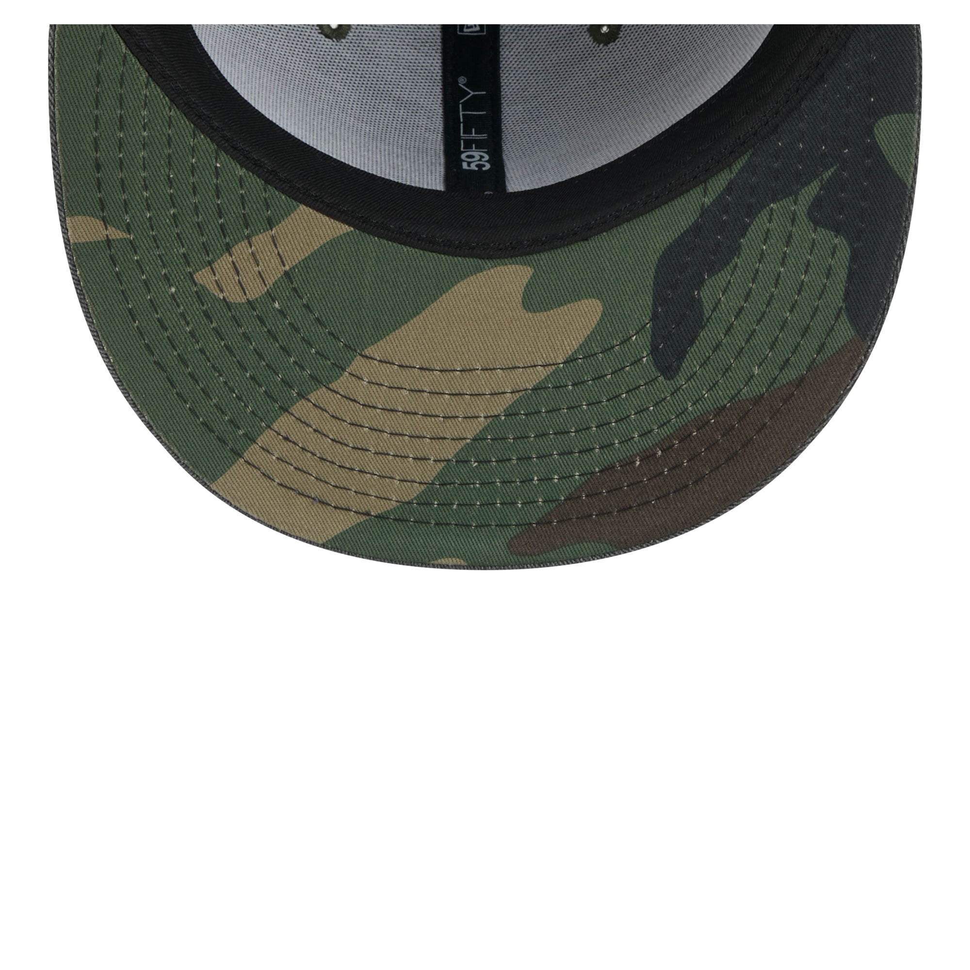 Men's New Era Olive/Black Dallas Stars Roll Call 59FIFTY Fitted Hat