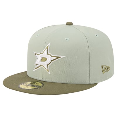 Dallas Stars New Era Color Pack 59FIFTY Fitted Hat - Sage Green/Olive