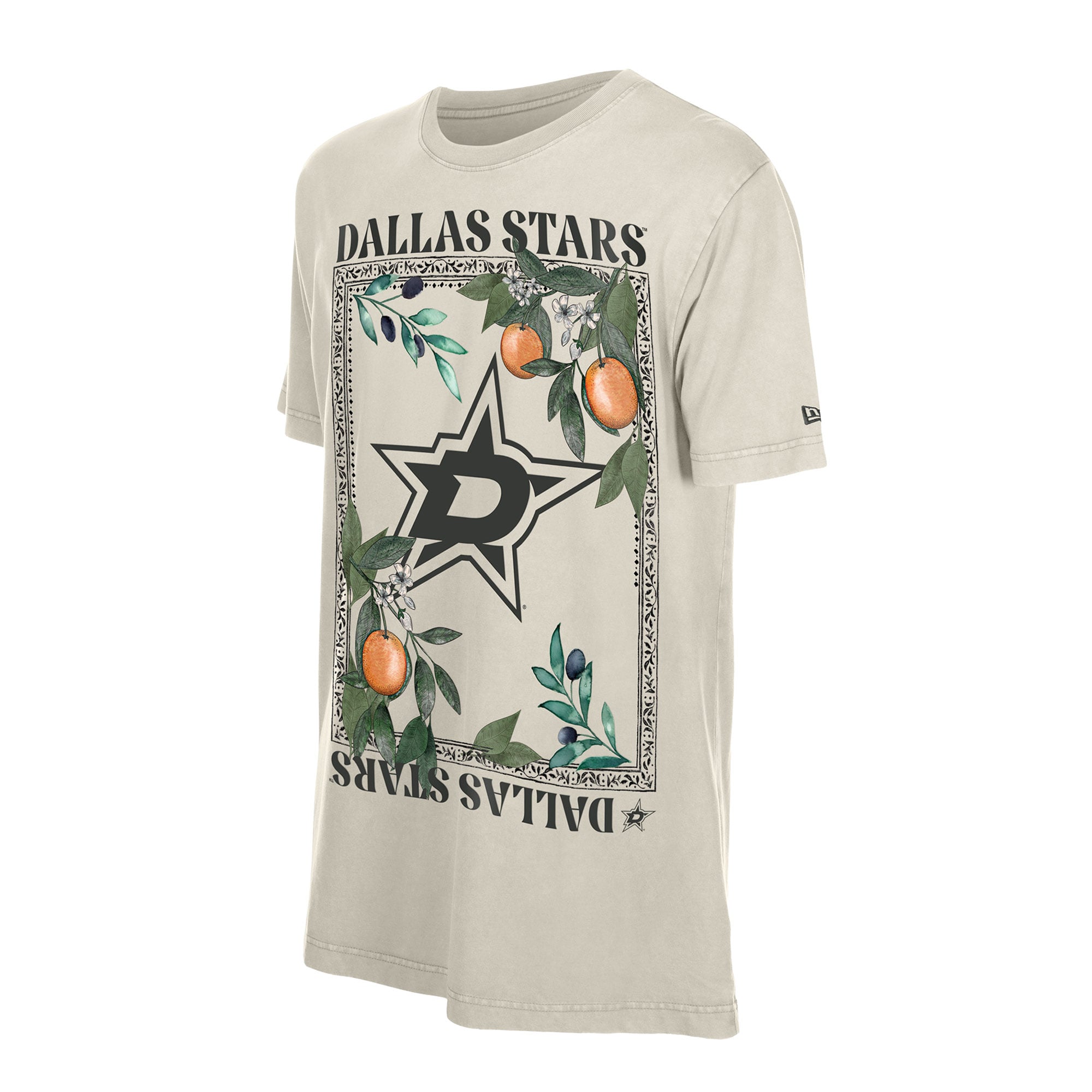 T-shirt fleuri New Era Sand Dallas Stars pour homme
