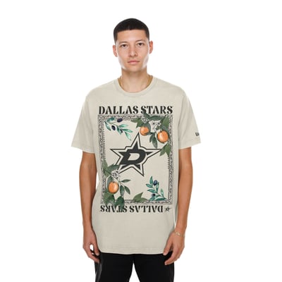  Dallas Stars New Era Floral T-Shirt - Sand