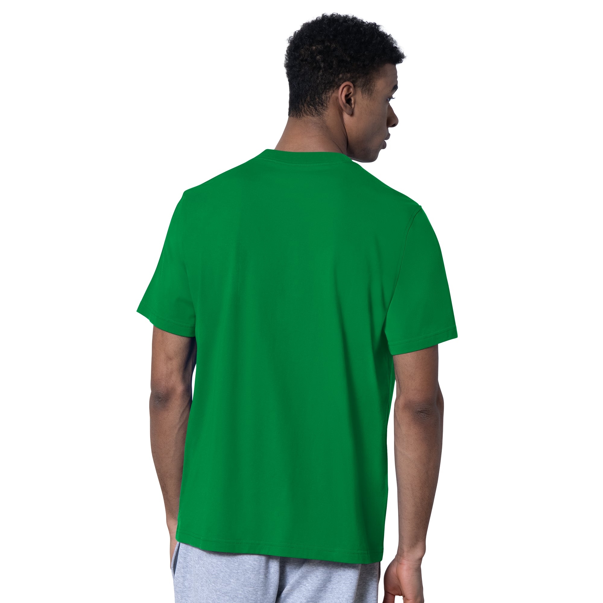 Lot de deux t-shirts Starter pour homme, vert Kelly/gris chiné, Dallas Stars