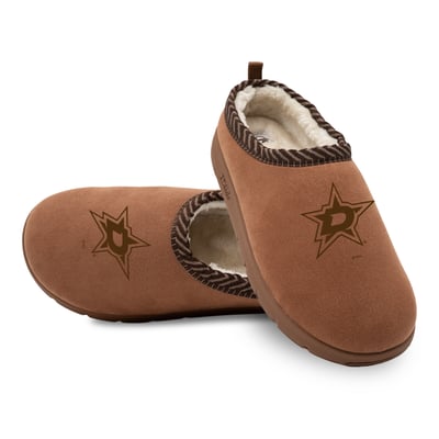 Dallas Stars ISlide Unisex Tonal Logo Mission Slippers - Tan
