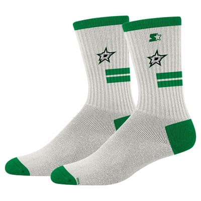 Unisex Dallas Stars  Starter Cream Premiere Cushioned Crew Socks