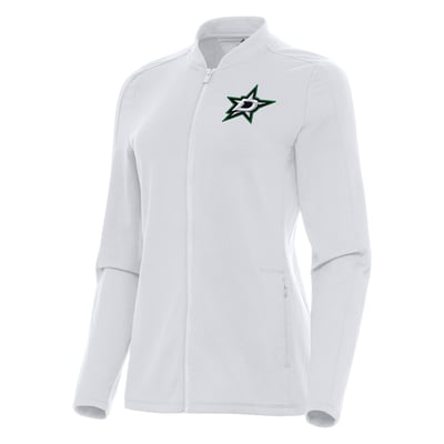 Dallas Stars Antigua Women's Continual Full-Zip Jacket - White