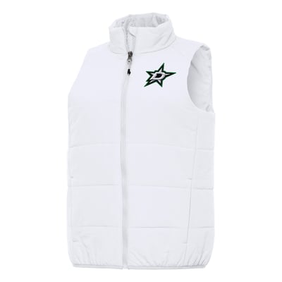 Dallas Stars Antigua Women's Experience Full-Zip Vest - White