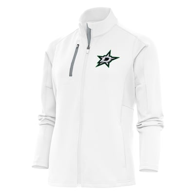 Dallas Stars Antigua Women's Team Logo Generation Full-Zip Jacket - White