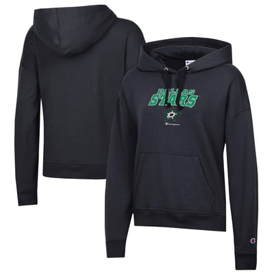 Dallas Stars Champion Women's Powerblend Fleece Pullover Hoodie - Black