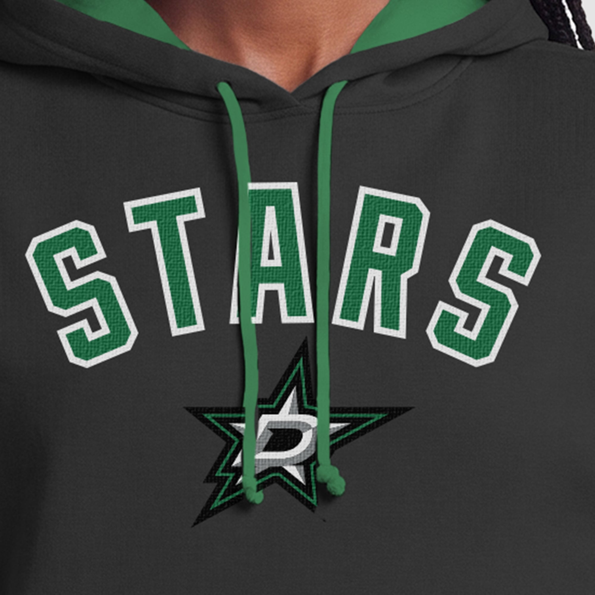 Women's Champion Dallas Stars Black Hoodie