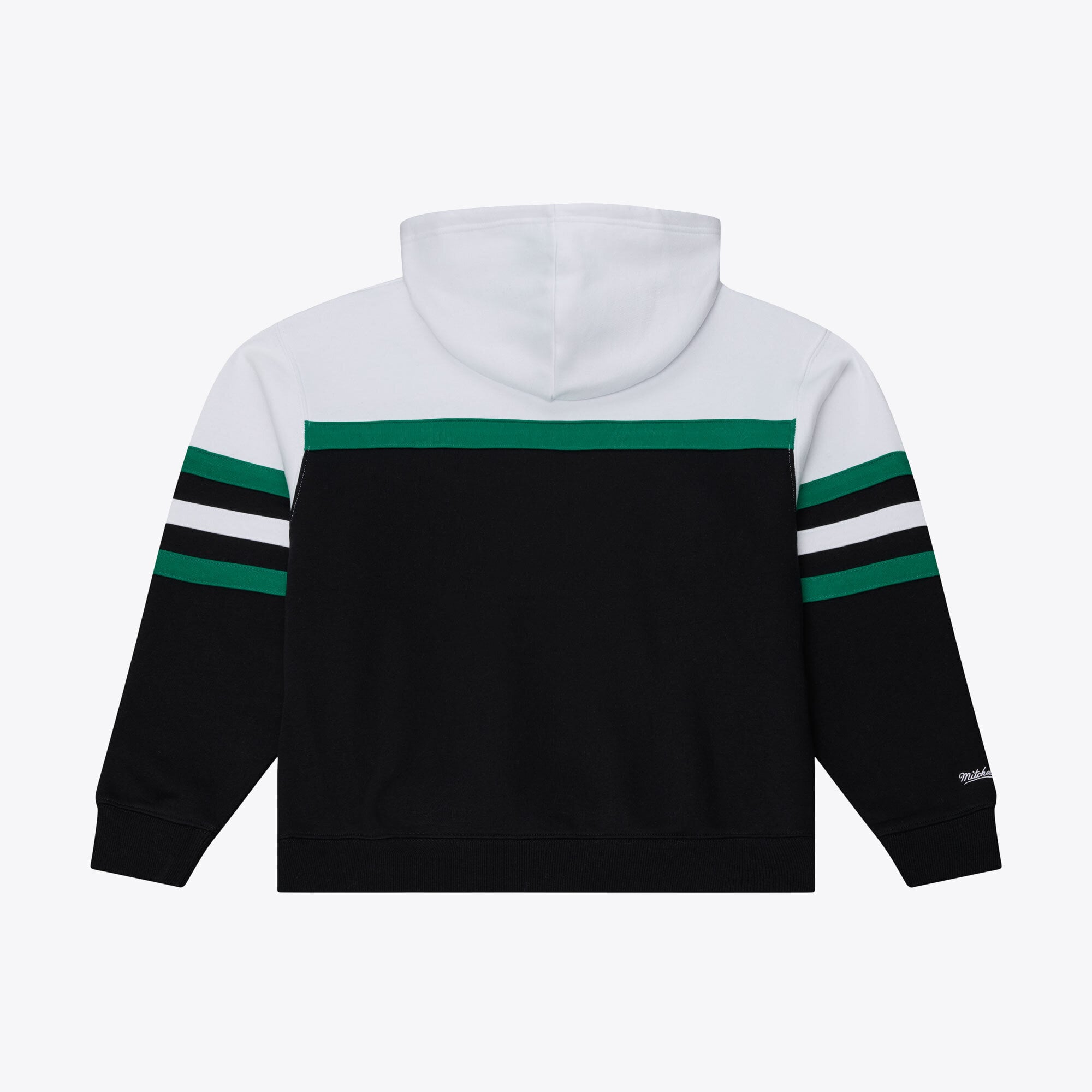 Women's Mitchell & Ness  White/Black Dallas Stars Head Coach Hoodie