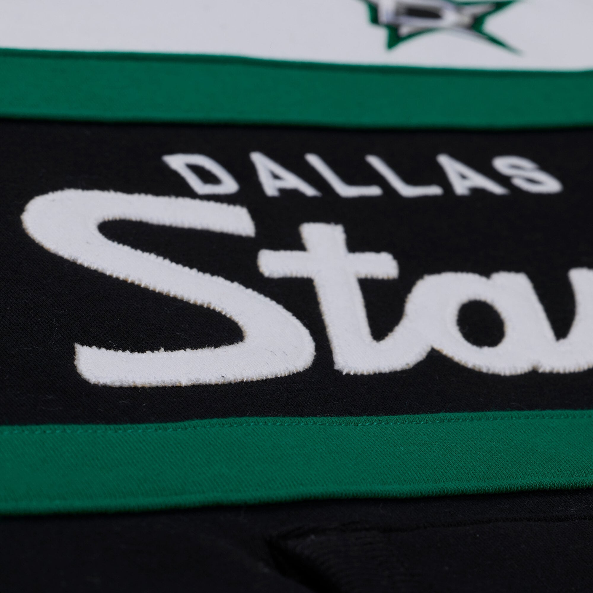 Women's Mitchell & Ness  White/Black Dallas Stars Head Coach Hoodie