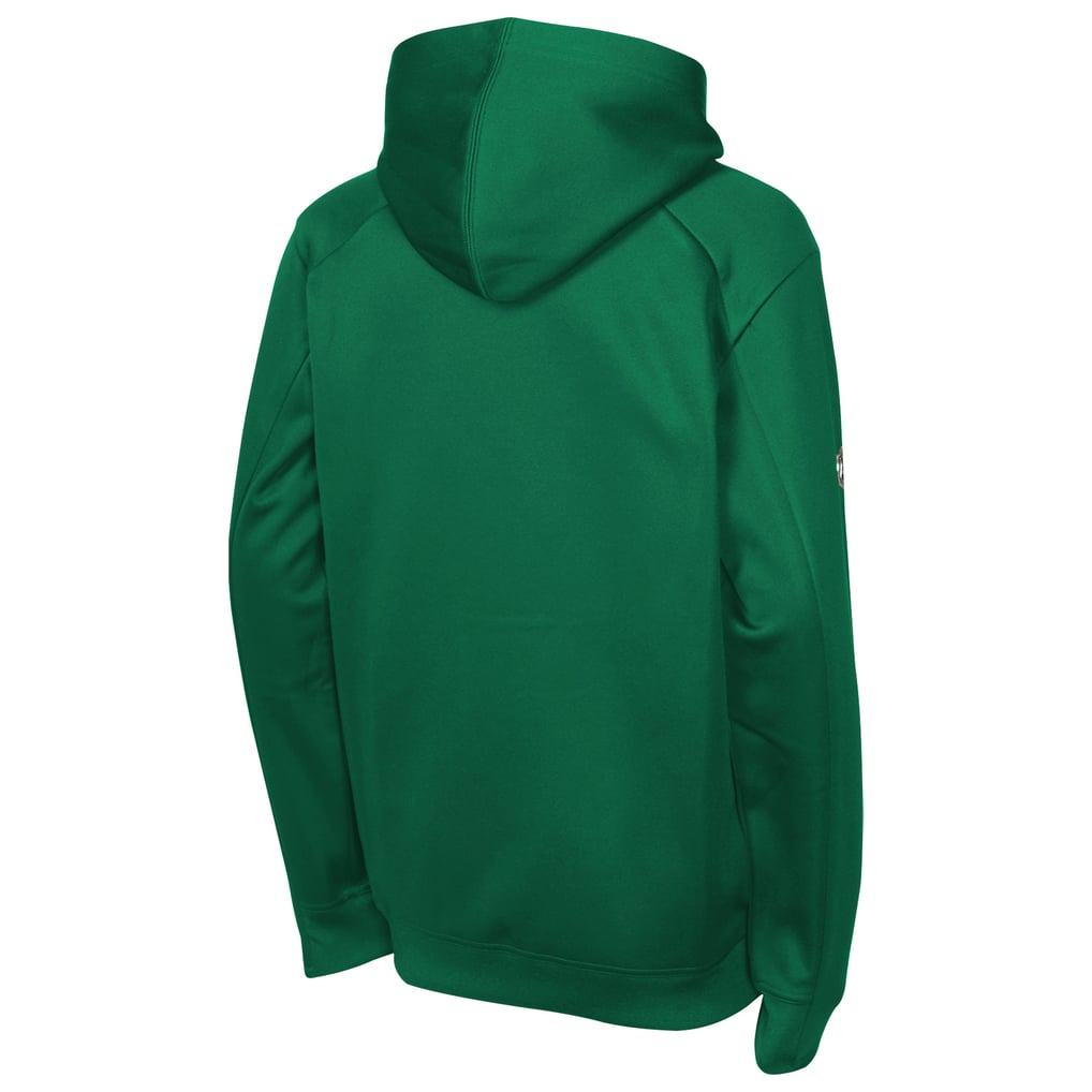 Youth Dallas Stars Fanatics Kelly Green Authentic Pro Rink Raglan Hoodie
