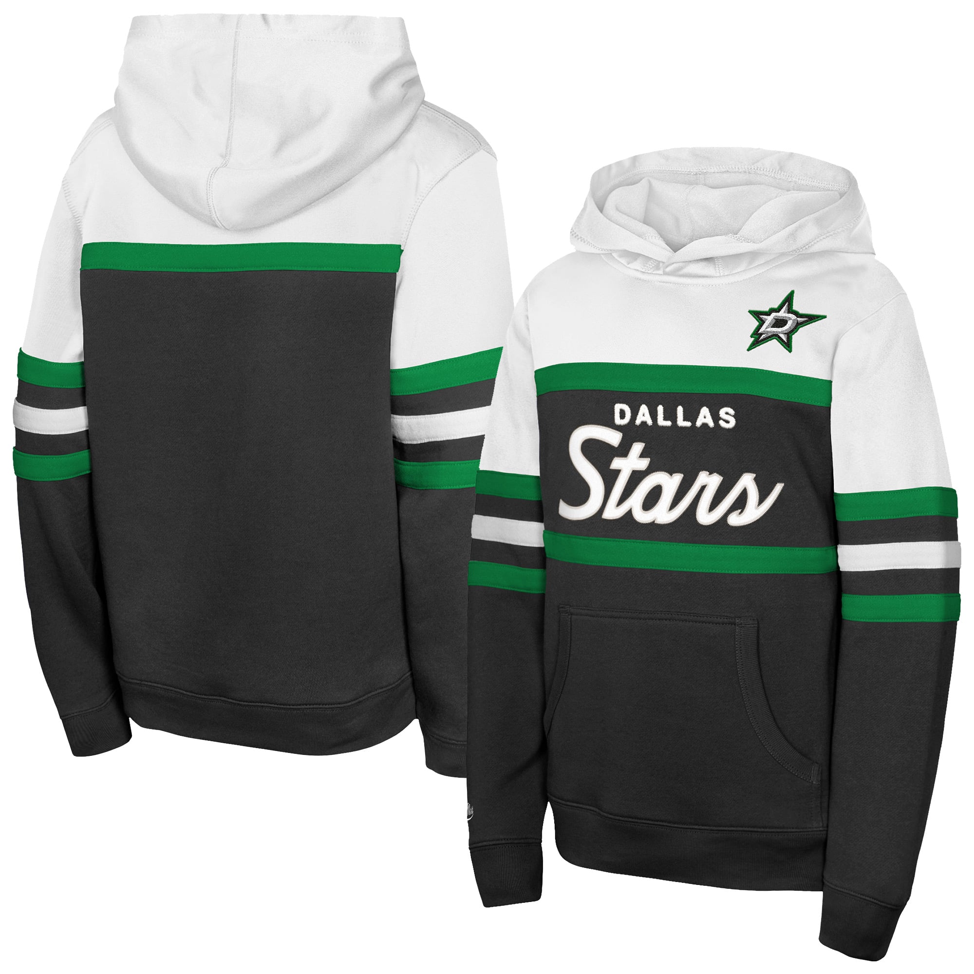 Youth Mitchell & Ness Black Dallas Stars Head Coach Hoodie
