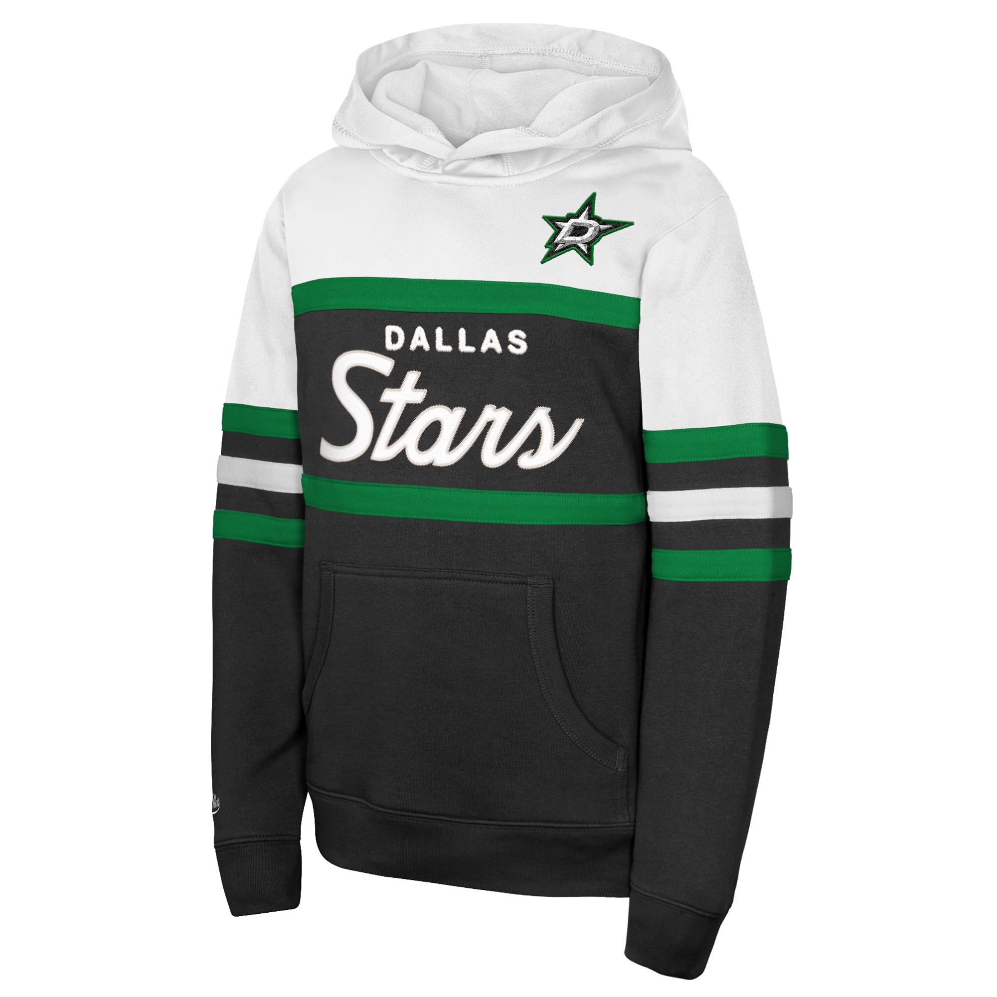 Youth Mitchell & Ness Black Dallas Stars Head Coach Hoodie
