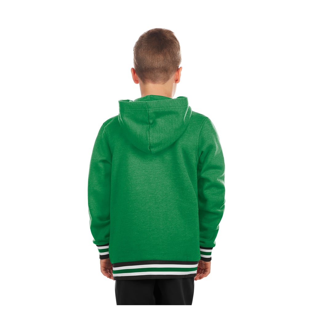 Youth Dallas Stars New Era Green Knit Trim Pullover Hoodie
