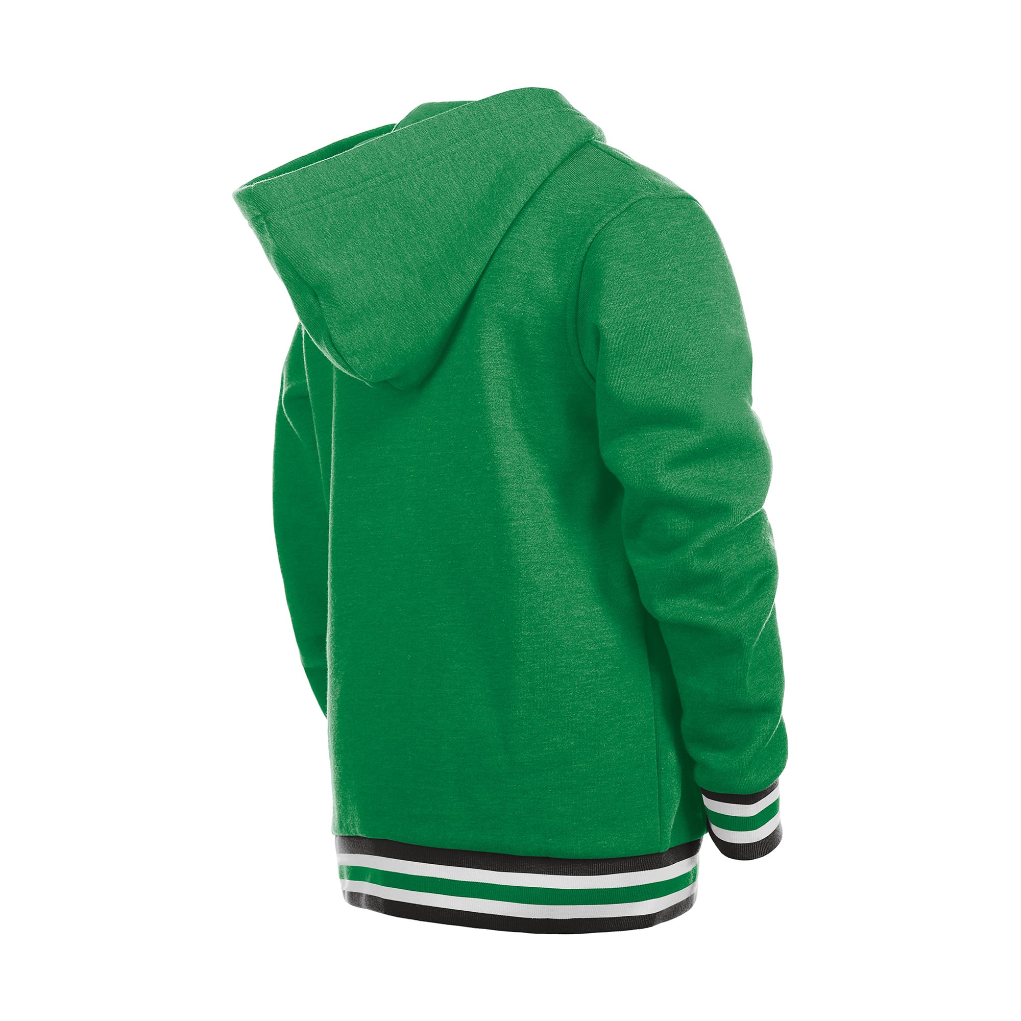 Sweat à capuche New Era vert Dallas Stars pour jeunes, avec bordure en maille.