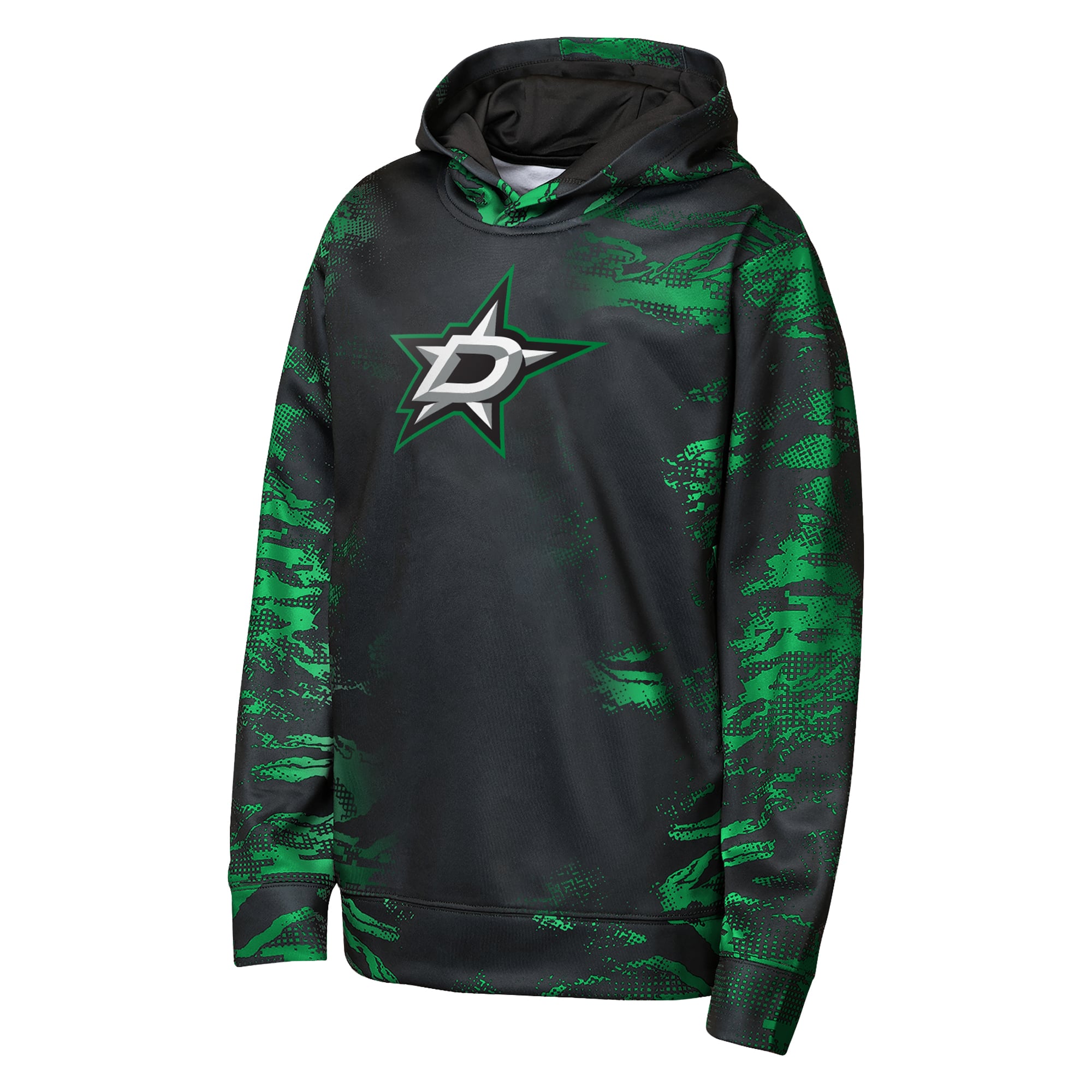 Sweat à capuche noir Youth Outerstuff Dallas Stars Team Dynamics