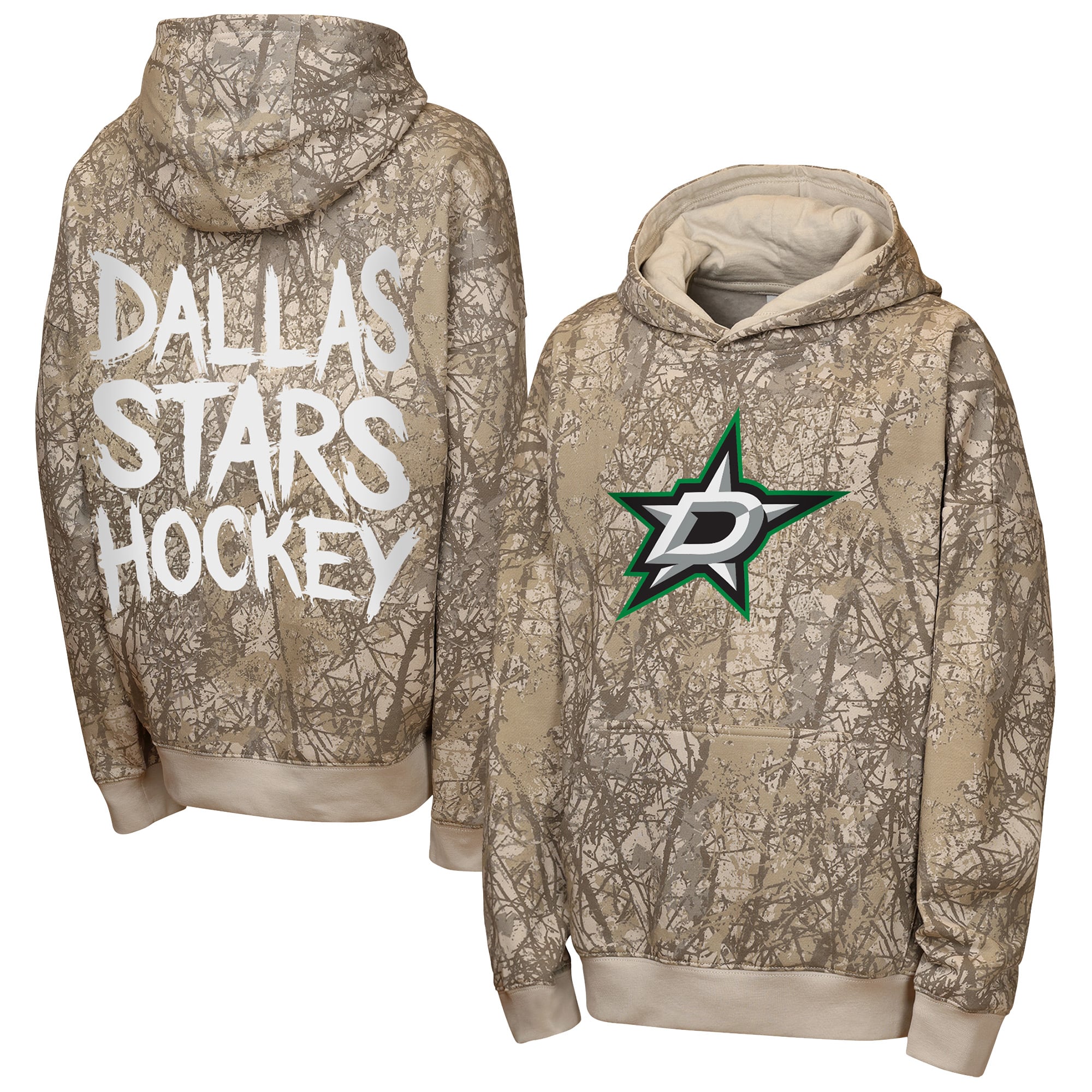 Sweat à capuche oversize Youth Outerstuff Natural Dallas Stars Fast & Furious