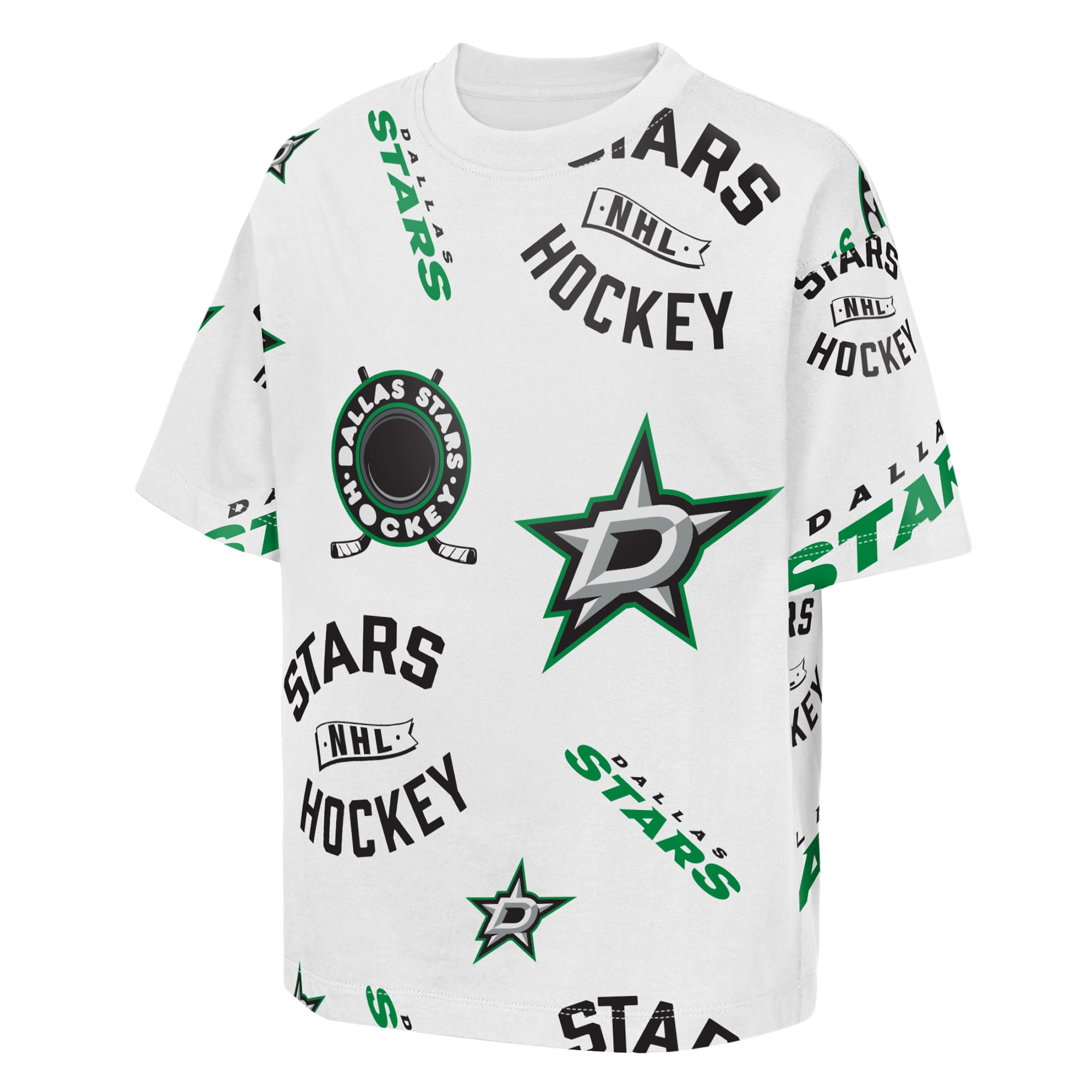 T-shirt blanc Outerstuff pour jeunes Dallas Stars Unstoppable Elevated