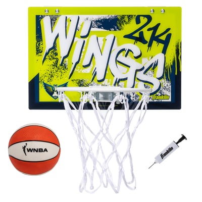Dallas Wings Franklin Sports Over-the-Door Basketball Hoop Set