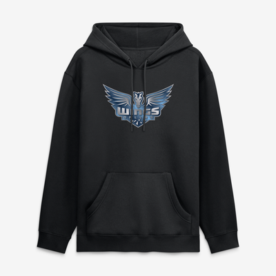 Dallas Wings  Metallic Mascot Hoodie - Black