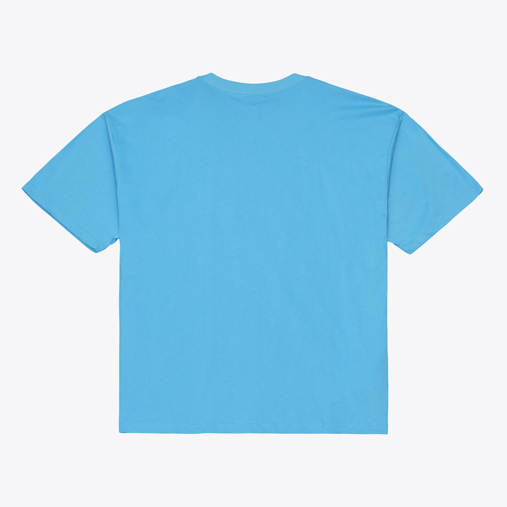 Men's Mitchell & Ness Cyan Dallas Wings Logo Boxy T-Shirt