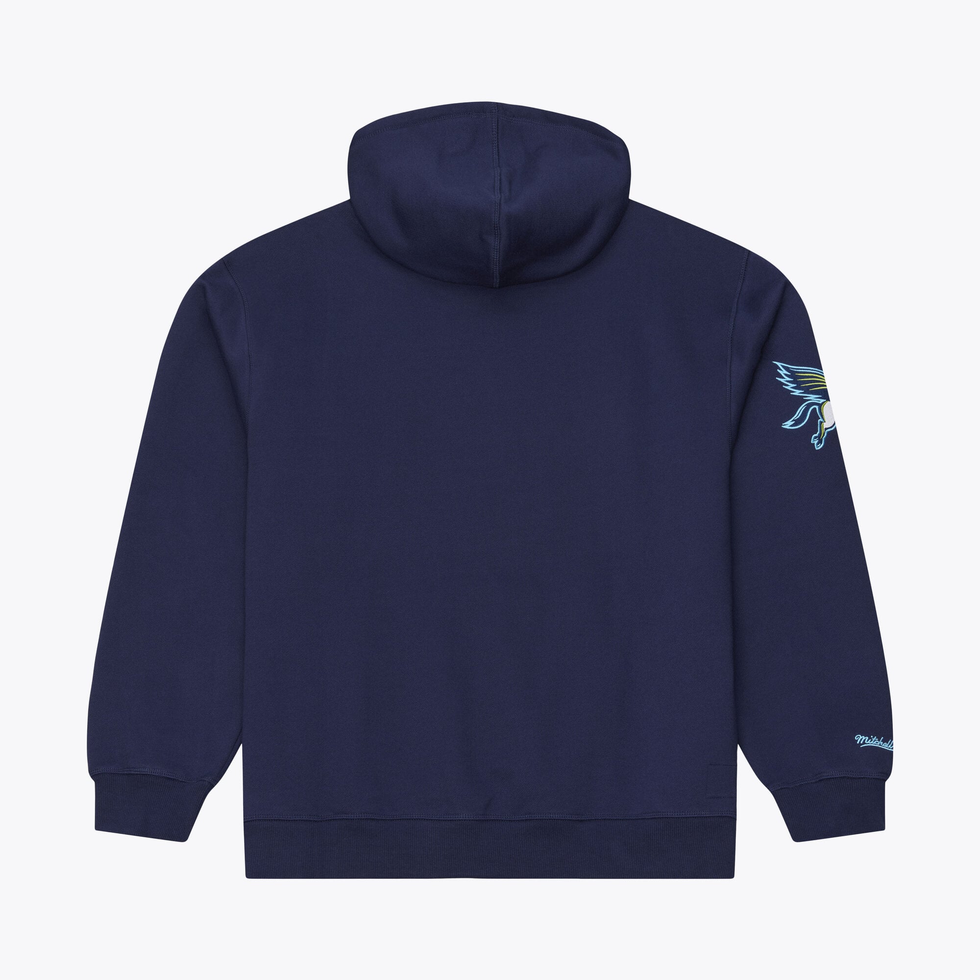 Men's Mitchell & Ness Navy Dallas Wings Fleece Hoodie