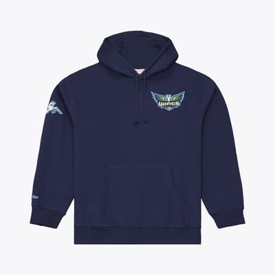  Dallas Wings Mitchell & Ness Fleece Hoodie - Navy