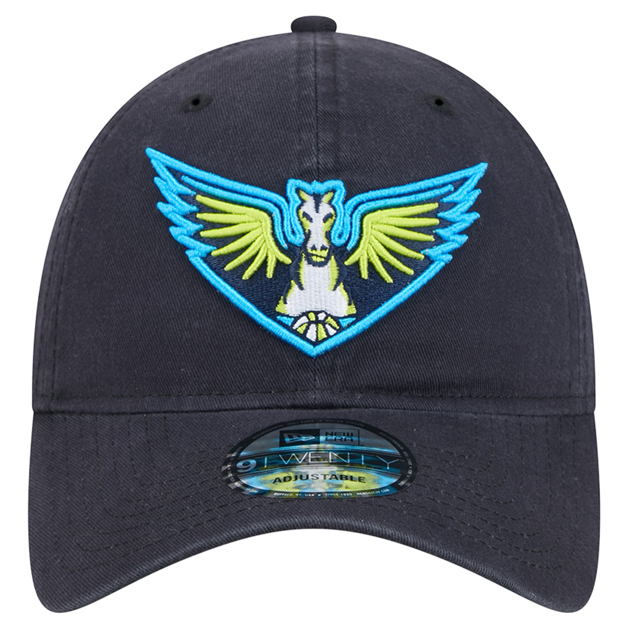 Men's New Era Navy Dallas Wings 9TWENTY Adjustable Hat