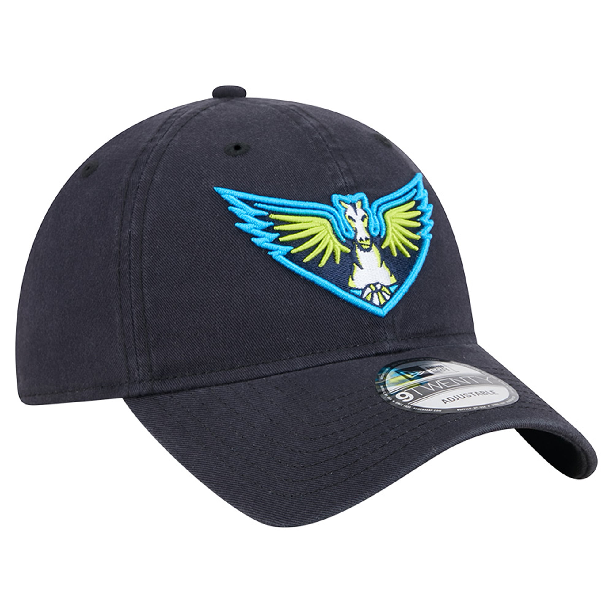 Men's New Era Navy Dallas Wings 9TWENTY Adjustable Hat