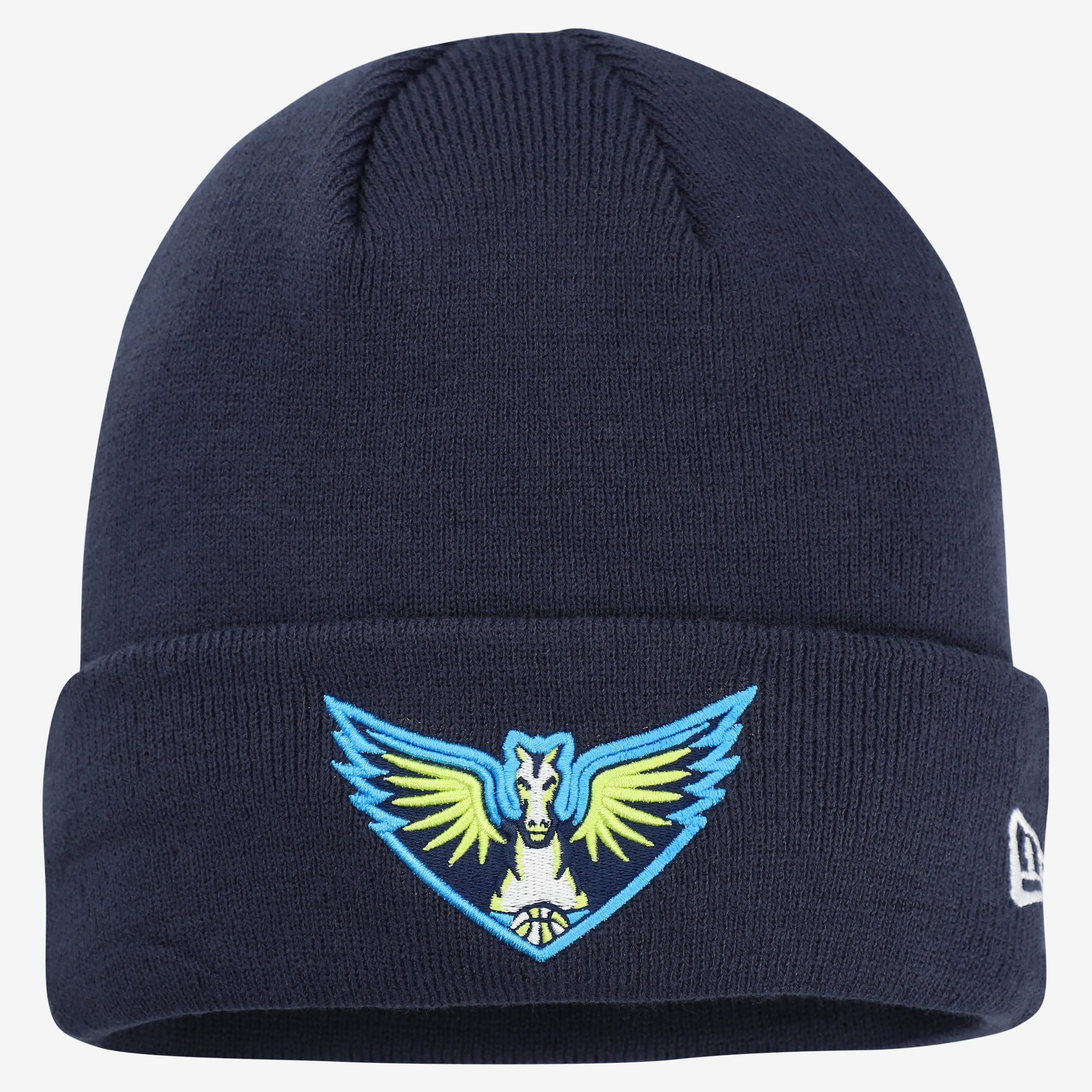 Men's New Era Navy Dallas Wings Cuffed Knit Hat