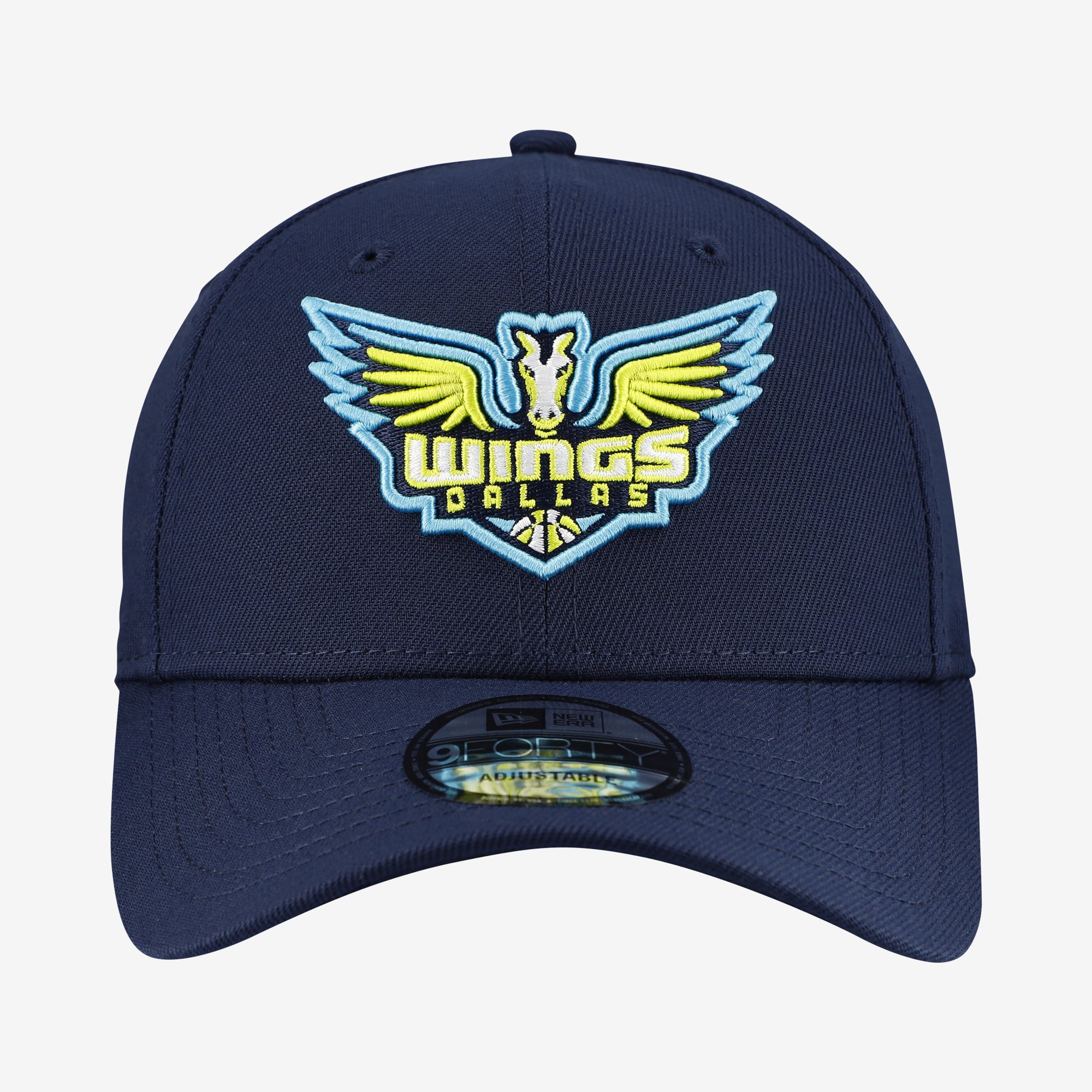 Casquette ajustable New Era bleu marine Dallas Wings Team 9FORTY pour homme