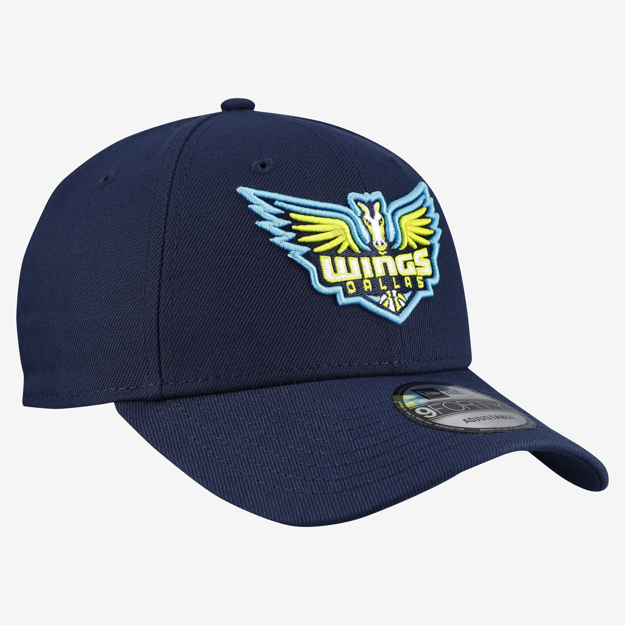 Casquette ajustable New Era bleu marine Dallas Wings Team 9FORTY pour homme