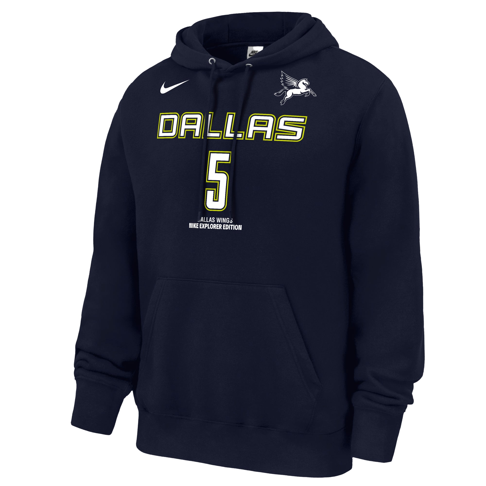 Men's Nike Paige Bueckers Navy Dallas Wings Explorer Edition Name & Number Hoodie