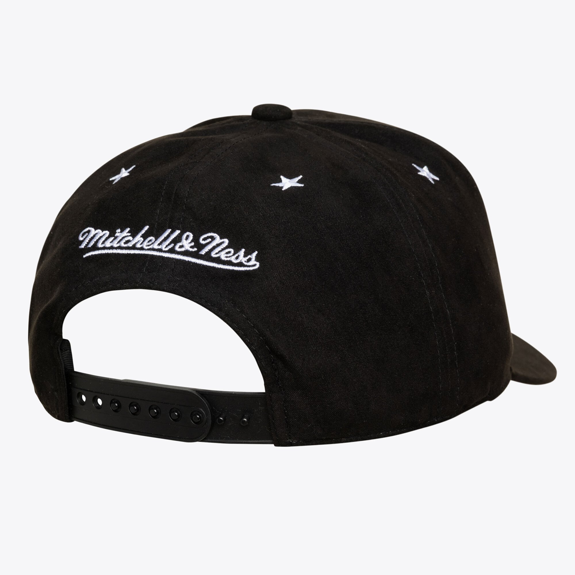 Unisex Mitchell & Ness Black Dallas Wings Star Splash Pro Snapback Hat