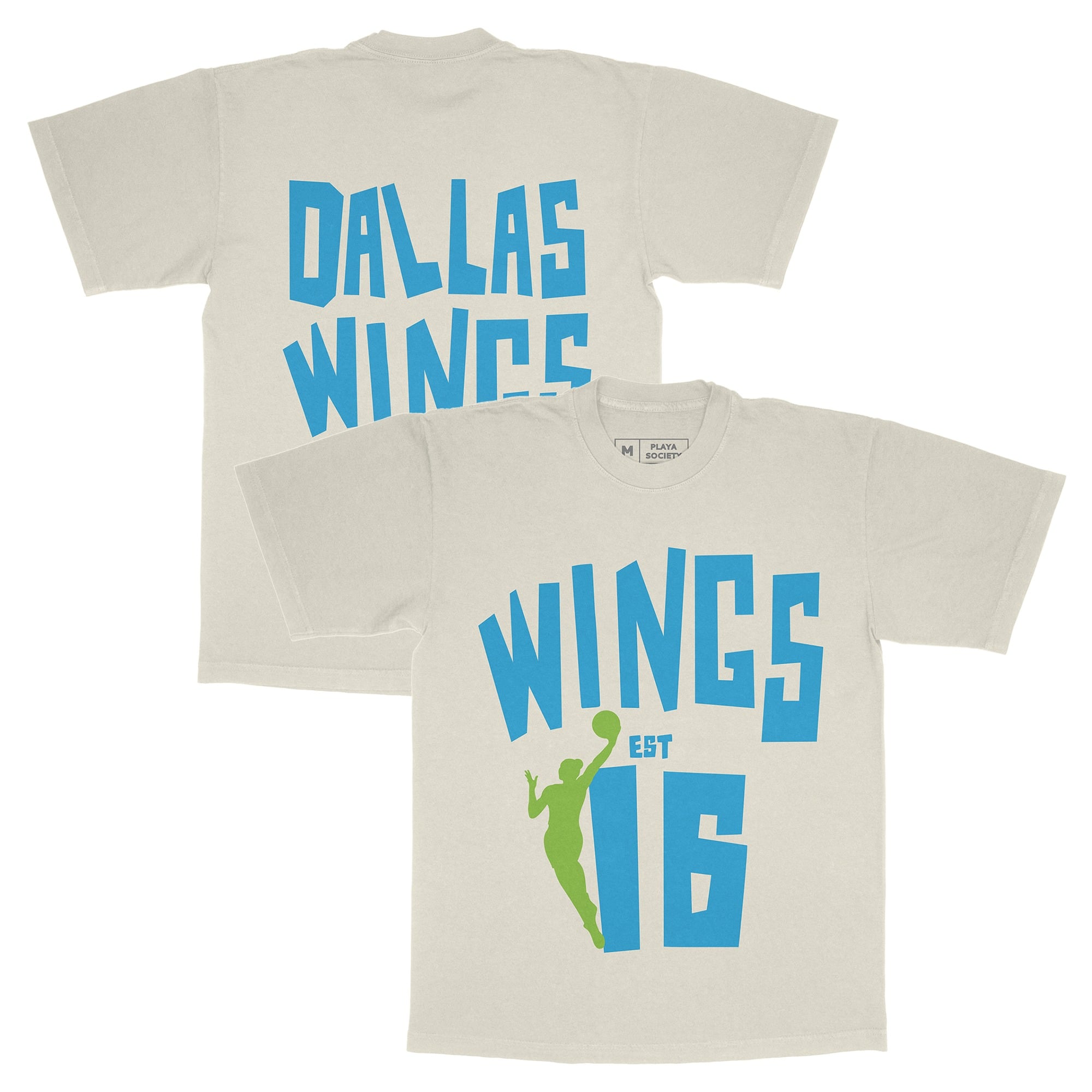 T-shirt unisexe Playa Society Oatmeal Dallas Wings Est