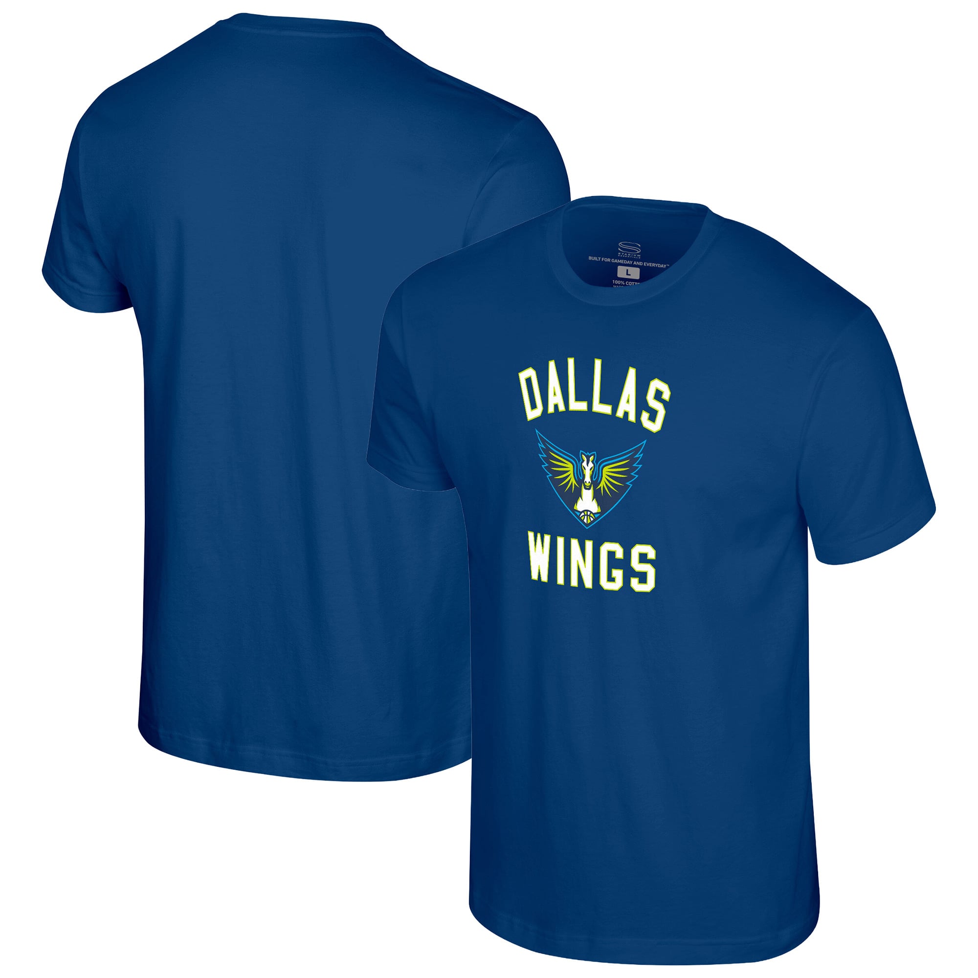 Unisex Stadium Essentials Blue Dallas Wings Athletic Soul T-Shirt