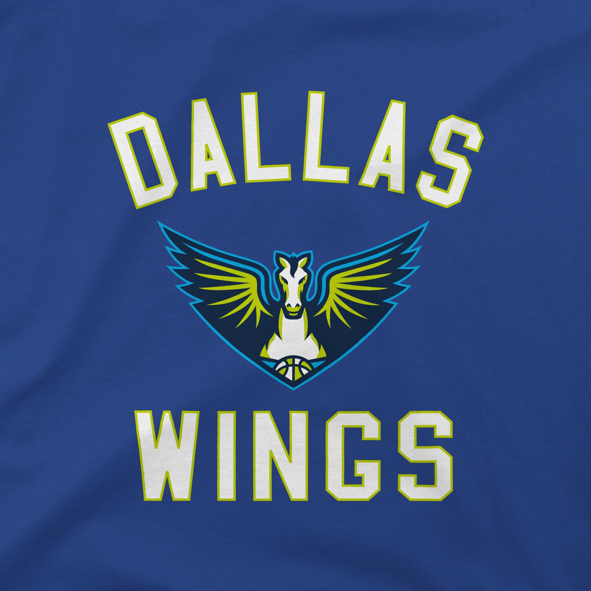 Unisex Stadium Essentials Blue Dallas Wings Athletic Soul T-Shirt