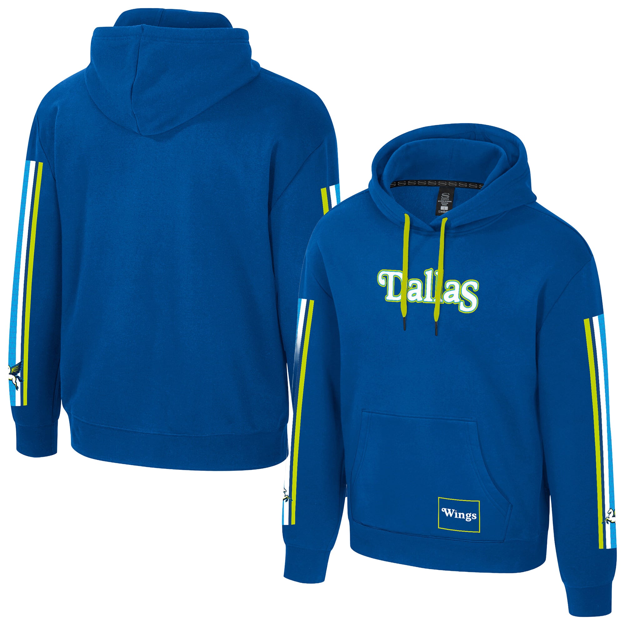 Unisex Stadium Essentials Blue Dallas Wings Rebel Hoodie